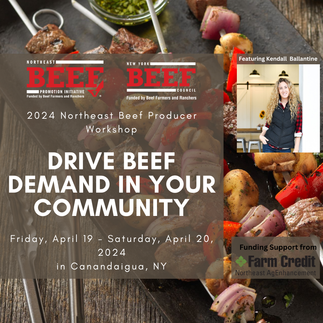 SAVE THE DATE FOR THE 2024 NORTHEAST BEEF PRODUCER